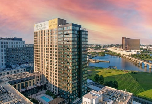 The Miscela at Assembly Row — Girder-Slab® project, Somerville, MA