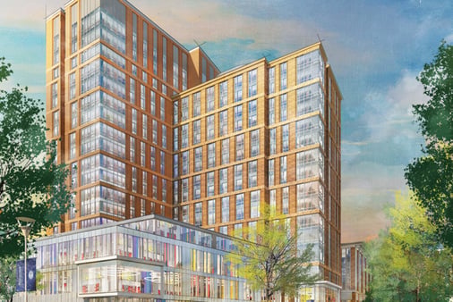 Simmons University Living & Learning Center — Girder-Slab® project, Boston, MA